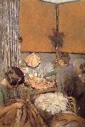Edouard Vuillard A single card game oil painting on canvas